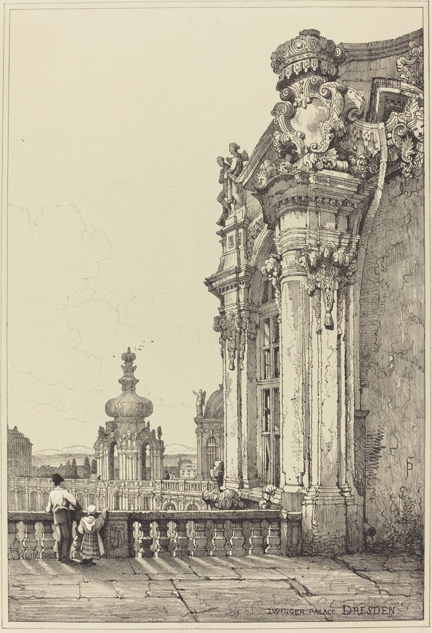 Palacio Zwinger, Dresde de Samuel Prout