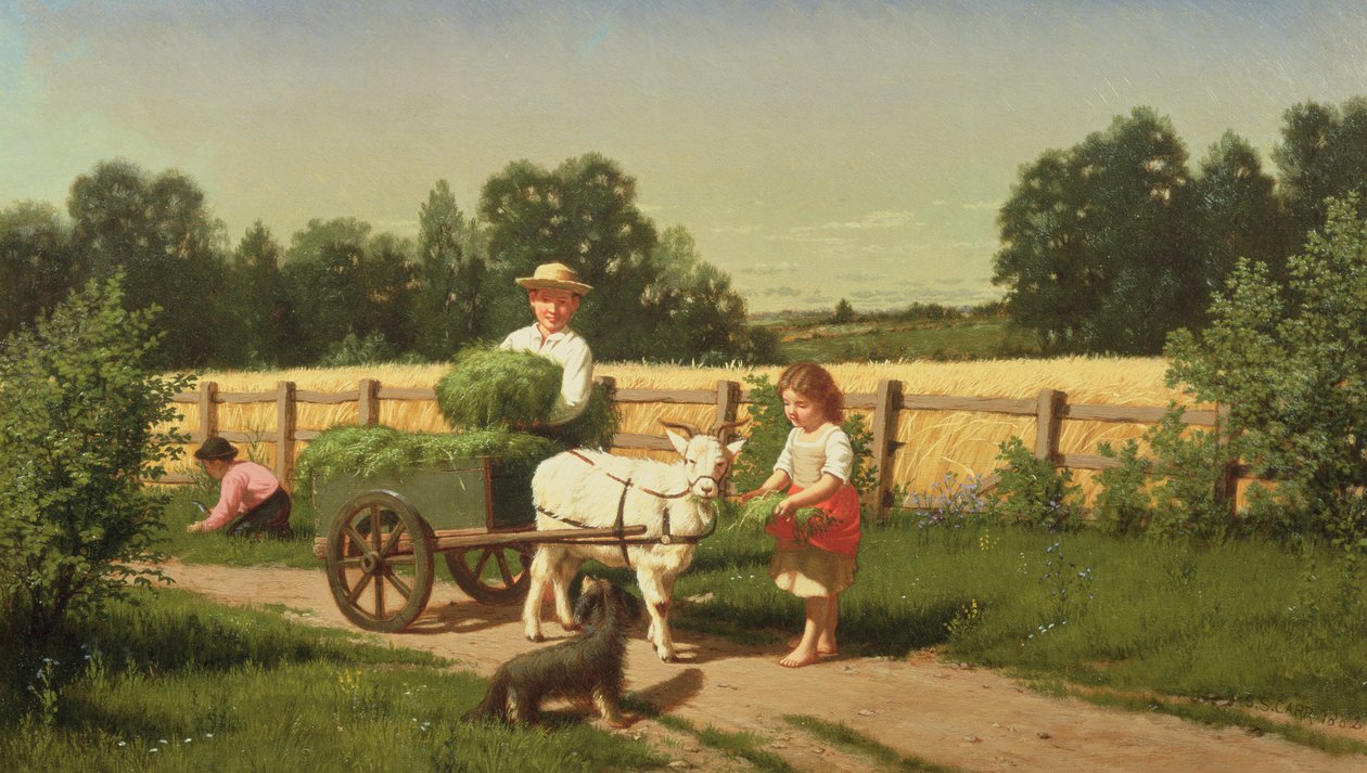 El carro de cabras de Samuel S. Carr