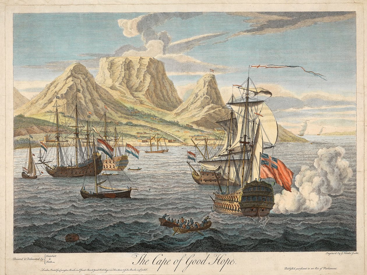 El Cabo de Buena Esperanza, pub. c. 1731 de Samuel Scott