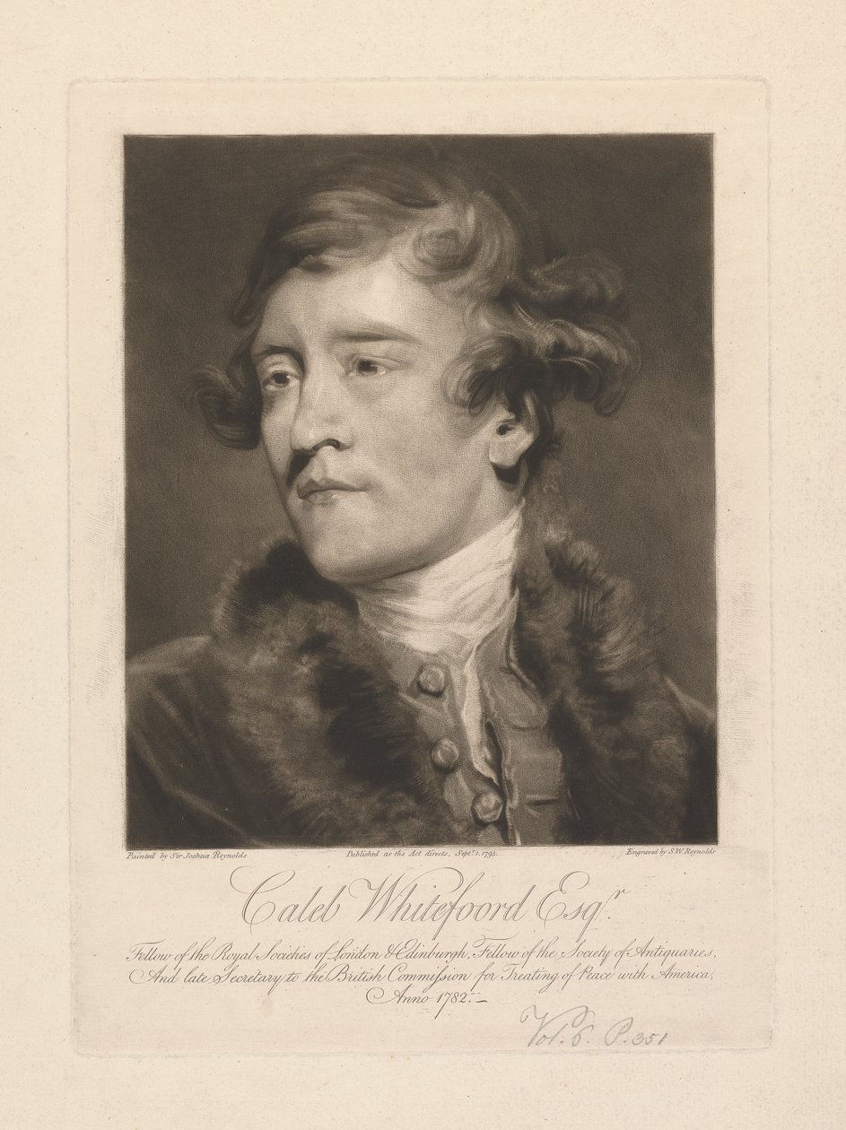 Caleb Whitefoord Esq. de Samuel William Reynolds
