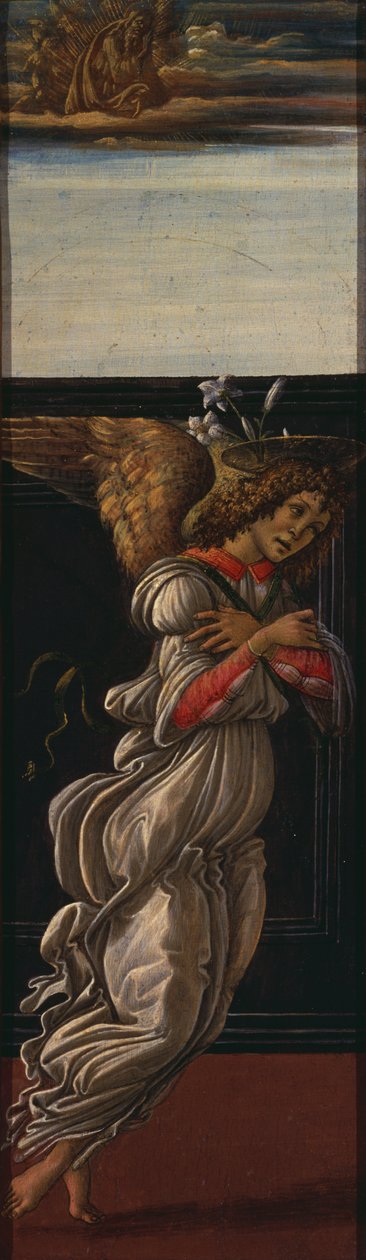 Arcángel Gabriel de Sandro Botticelli