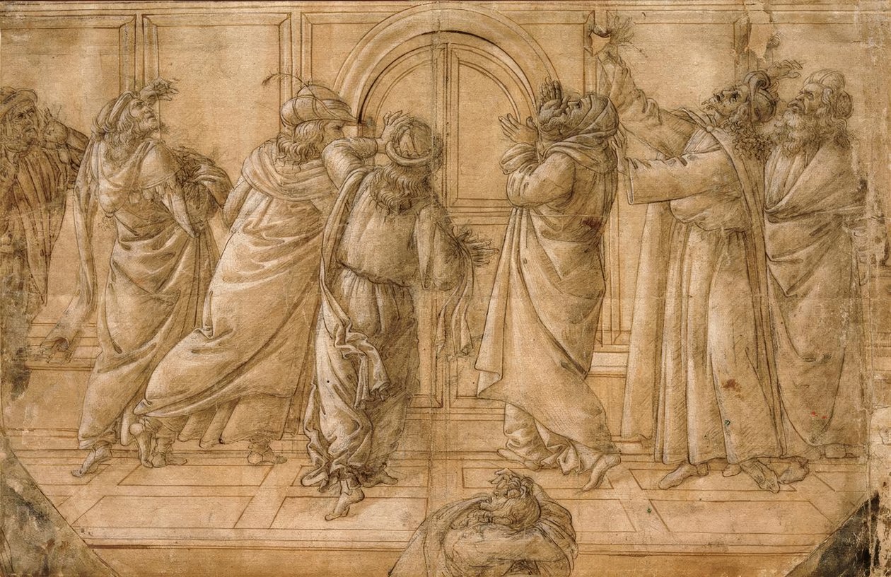 Los judíos en Pentecostés de Sandro Botticelli