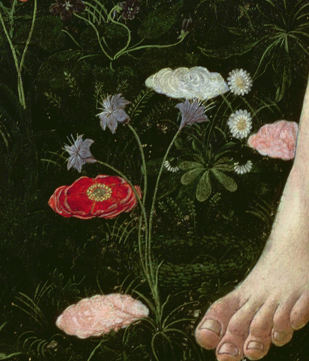 Primavera, c.1478 (detalle) de Sandro Botticelli