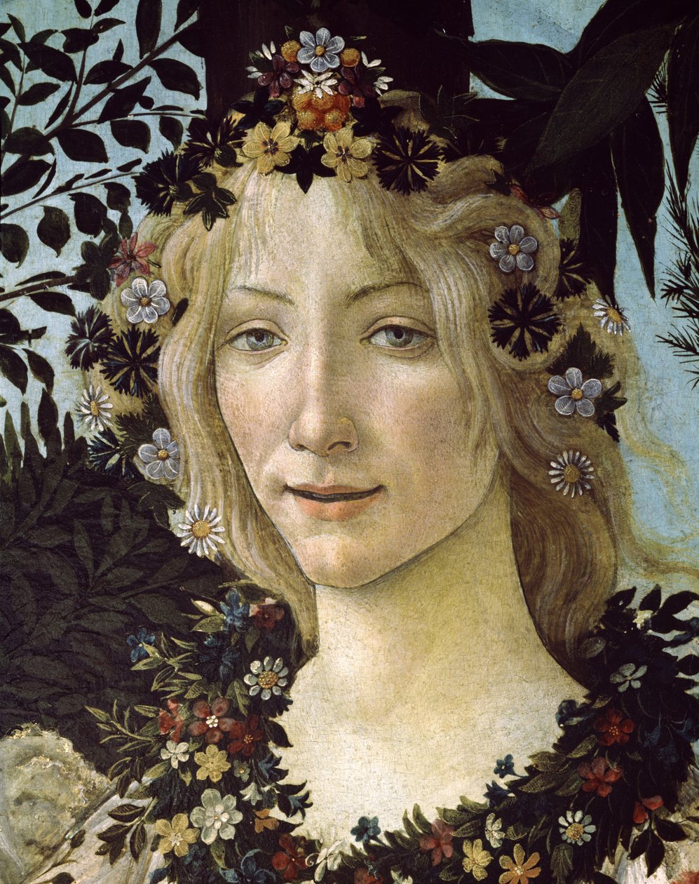 Primavera, c.1478 (detalle) de Sandro Botticelli