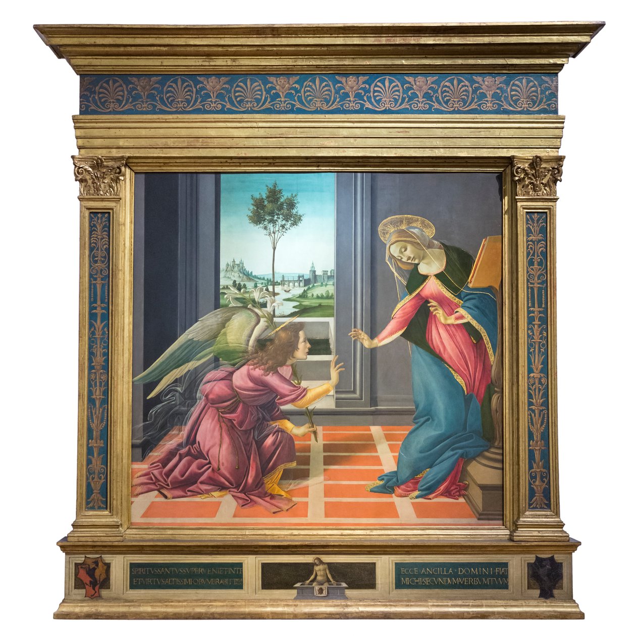 Anunciación de Sandro Botticelli
