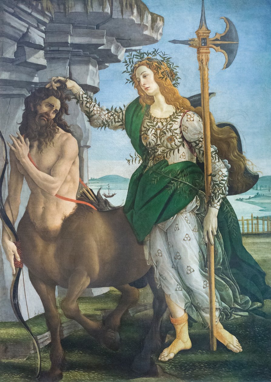 Pallas y el centauro de Sandro Botticelli