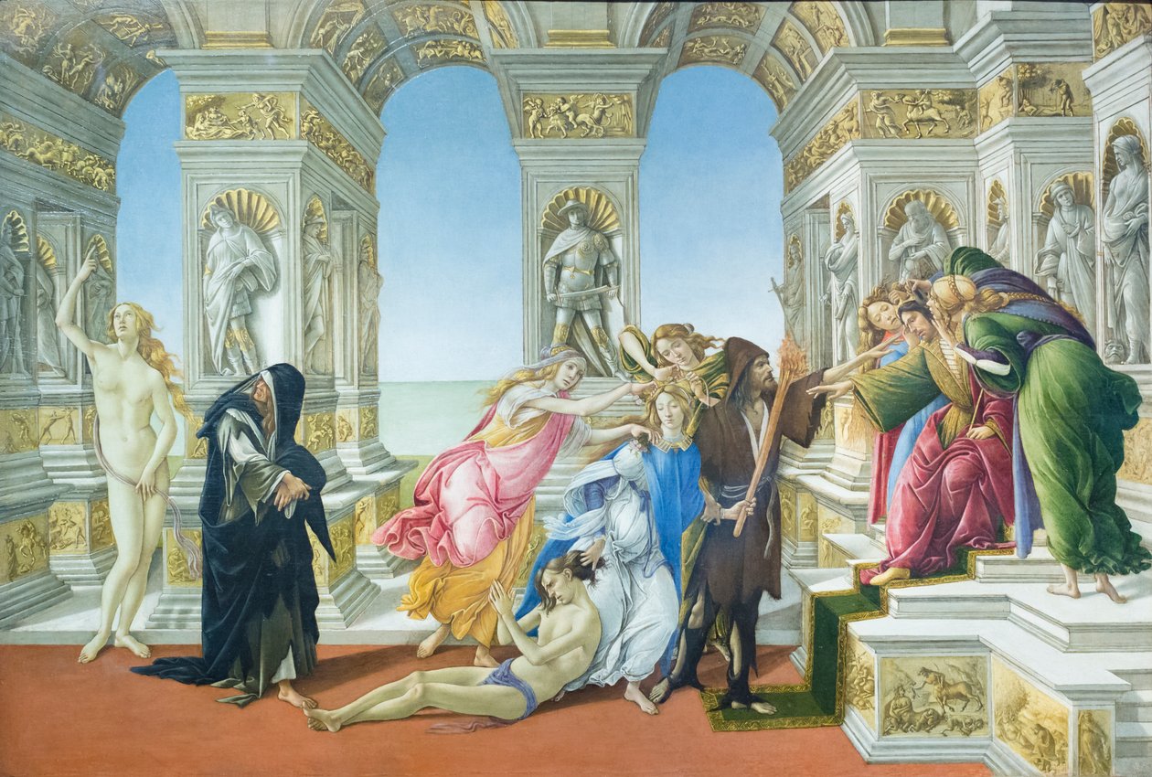 La calumnia de Apeles de Sandro Botticelli