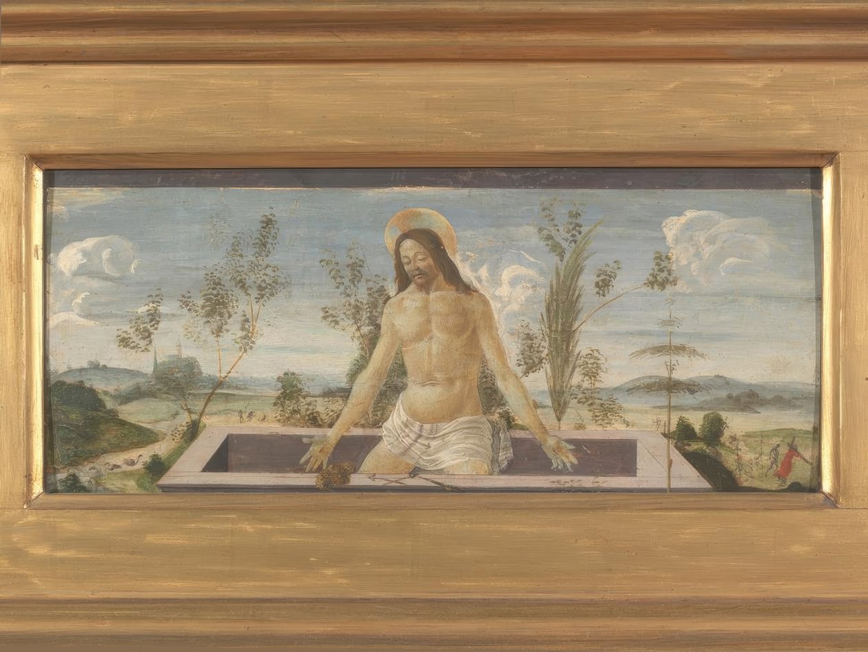 Cristo en la tumba de Sandro Botticelli