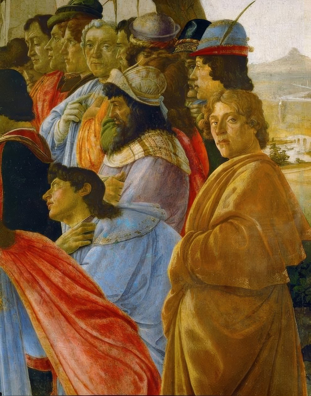 La adoración de los Reyes de Sandro Botticelli