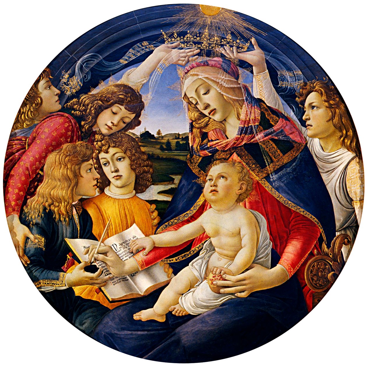 Madonna del Magnificat, 1483 de Sandro Botticelli