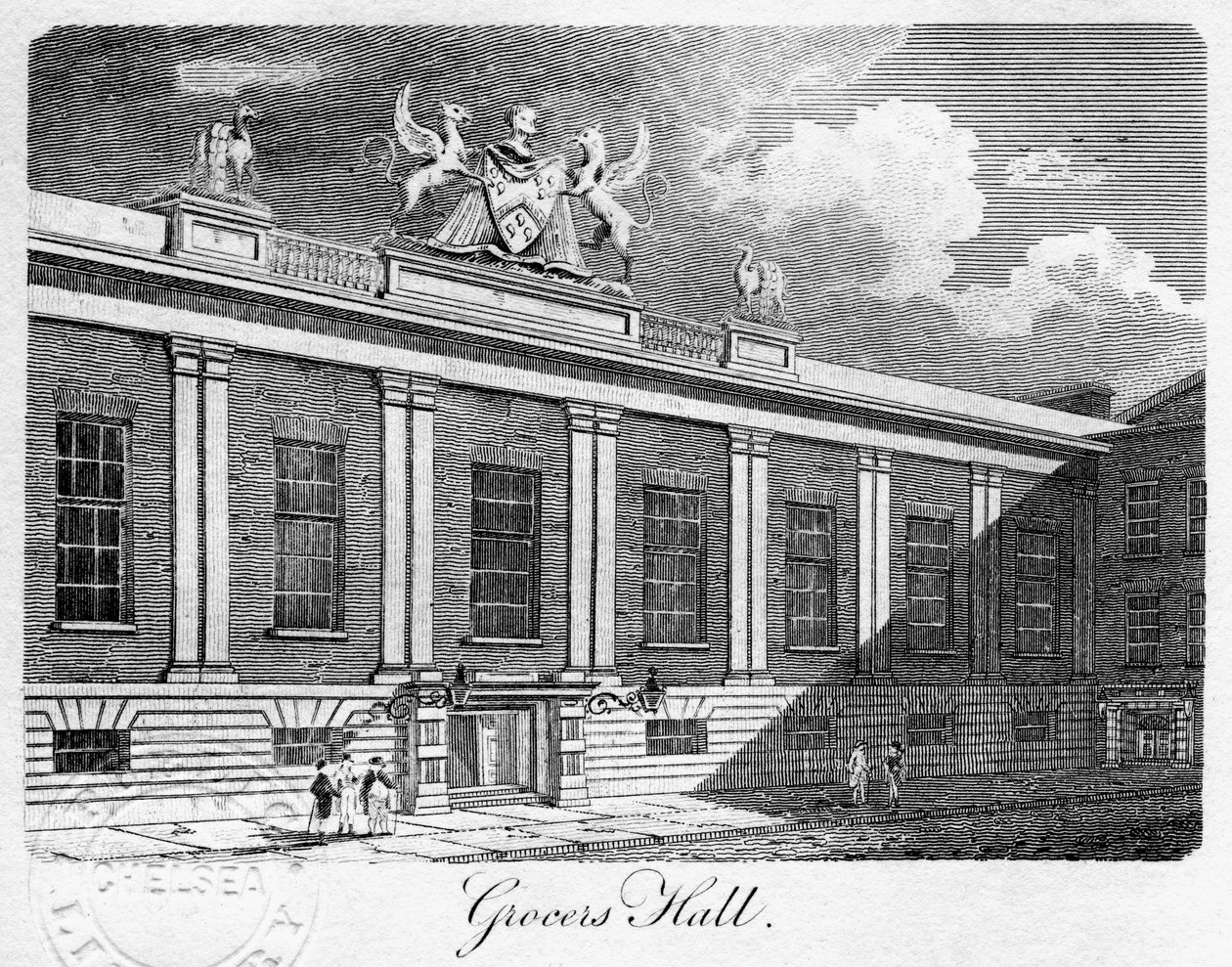Grocers Hall, Ciudad de Londres, 1811 de Sands