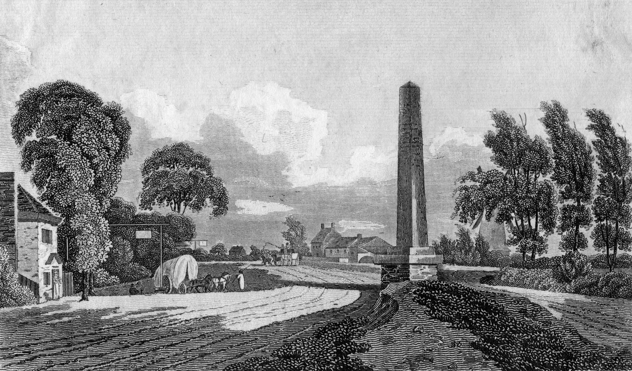 Hadley Highstone, cerca de Barnet, 1805 de Sands