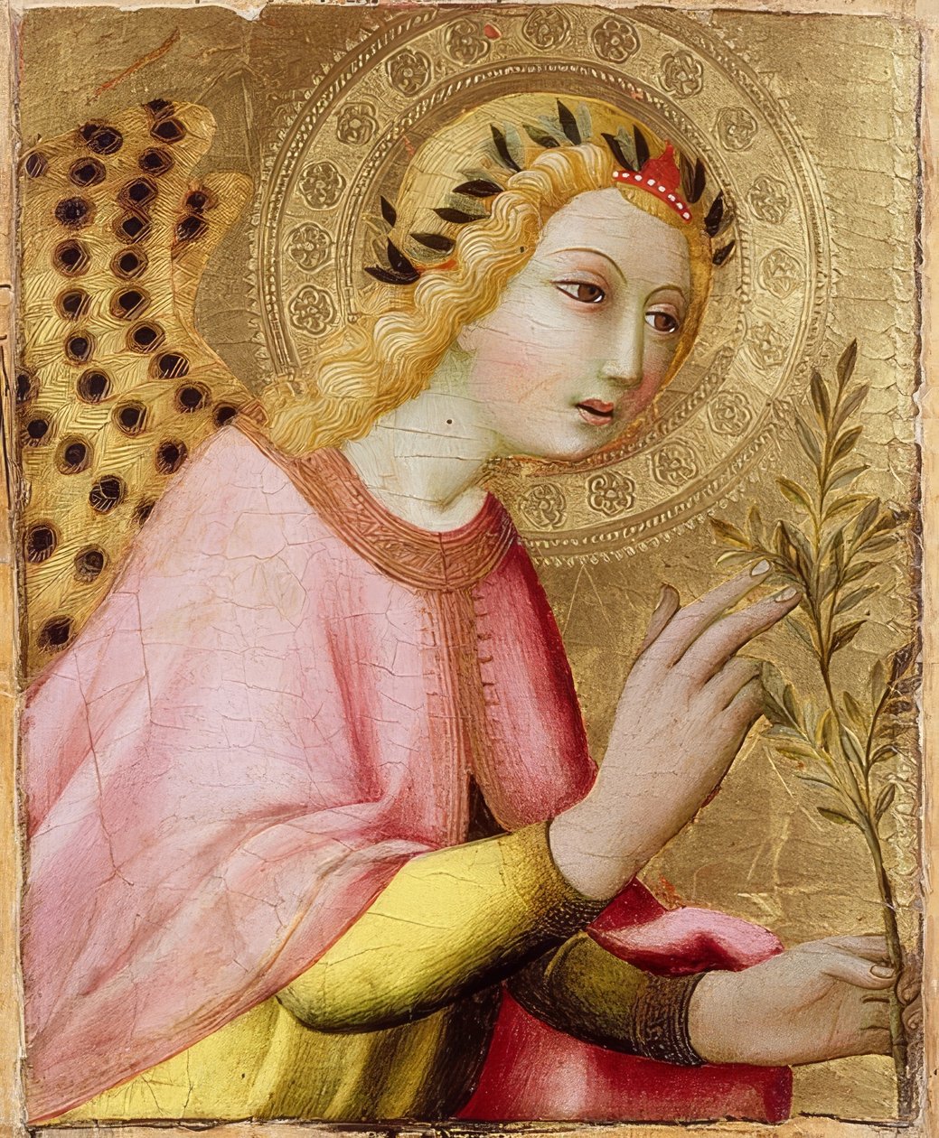 El ángel de la Anunciación de Sano di Pietro