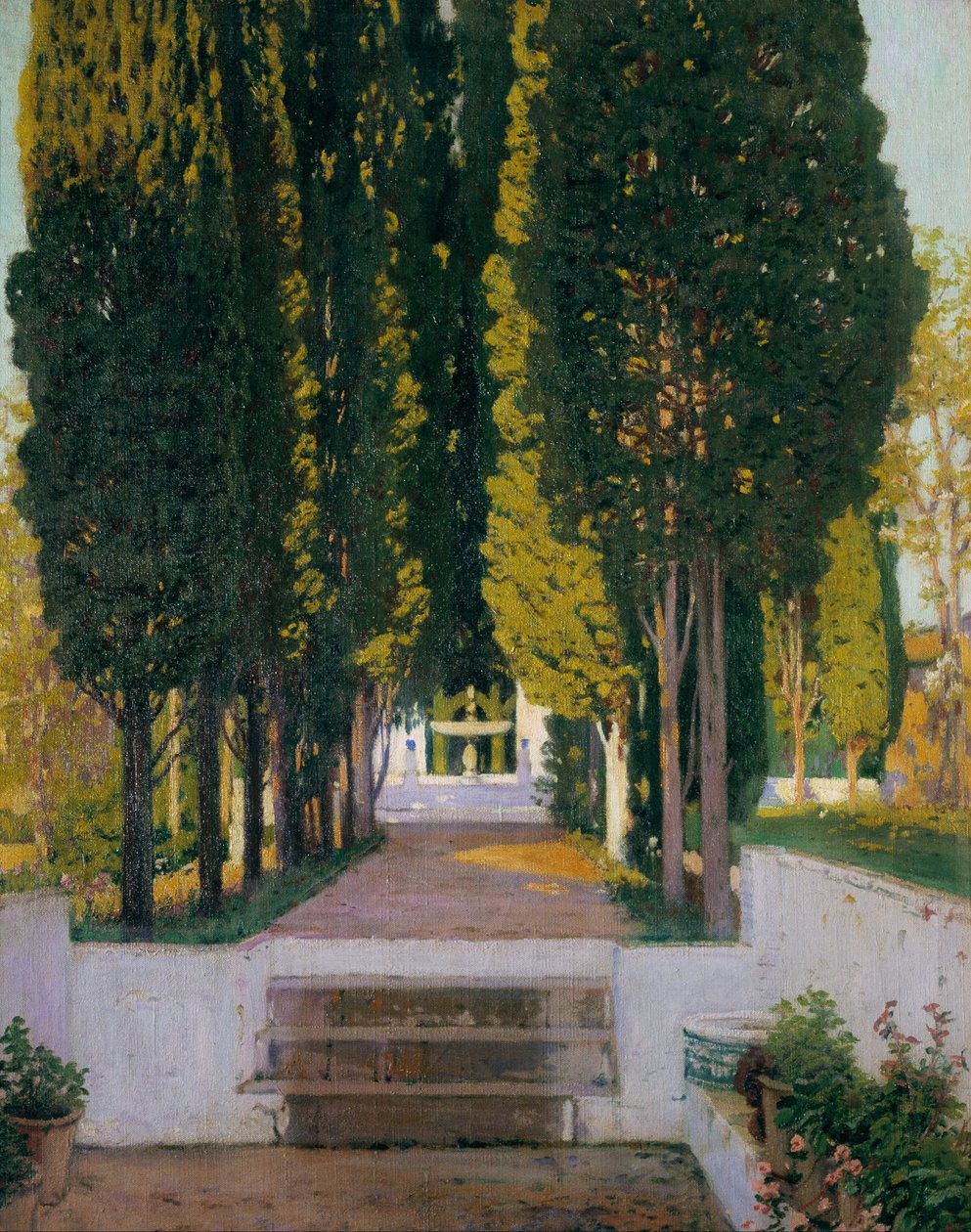 Jardines del Generalife de Santiago Rusiñol