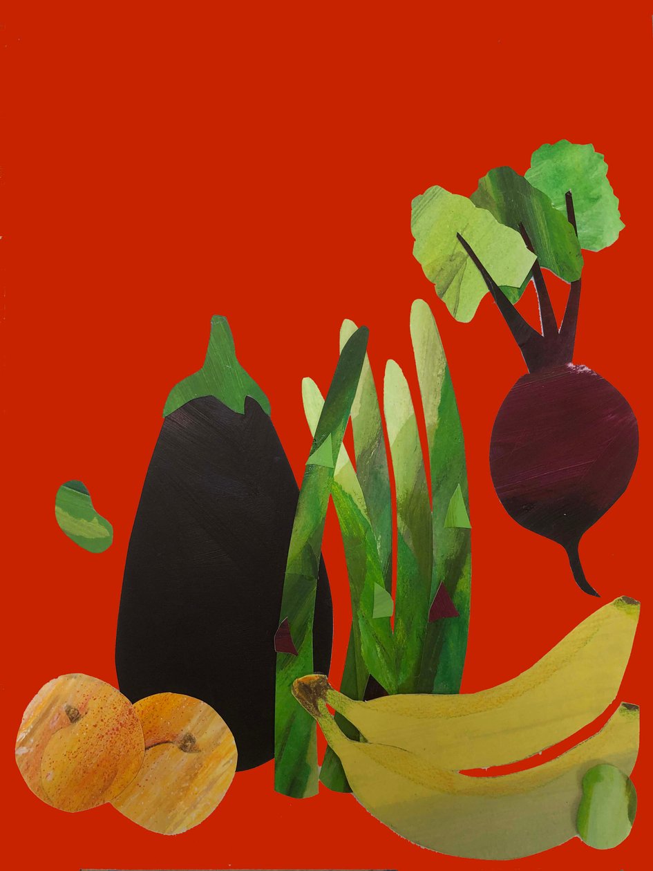 Frutas y verduras recortadas de Sarah Thompson Engels