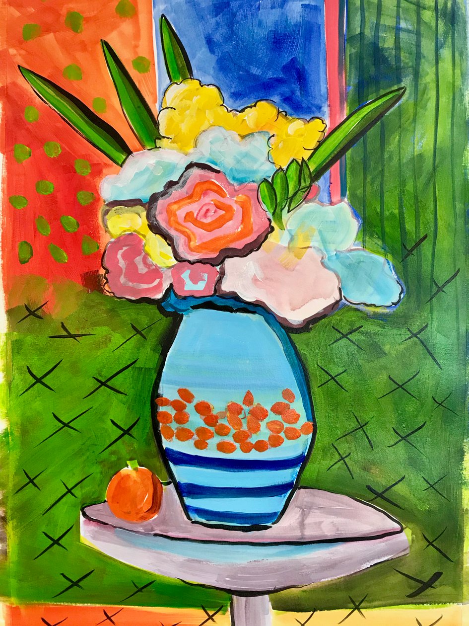 Jarrón de flores de Sarah Thompson Engels