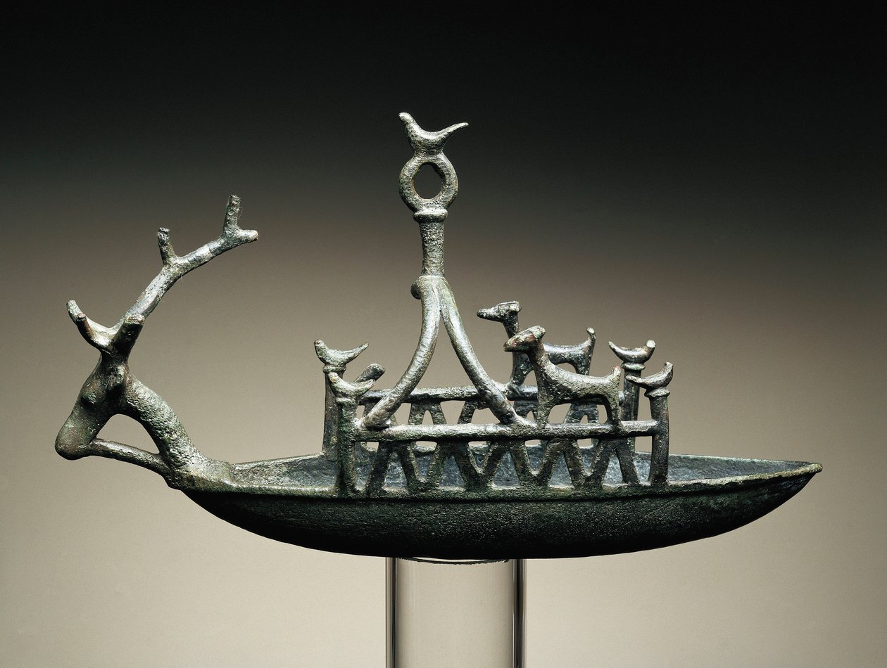 Barco (bronce) de Sardinia Nuragic Civilization