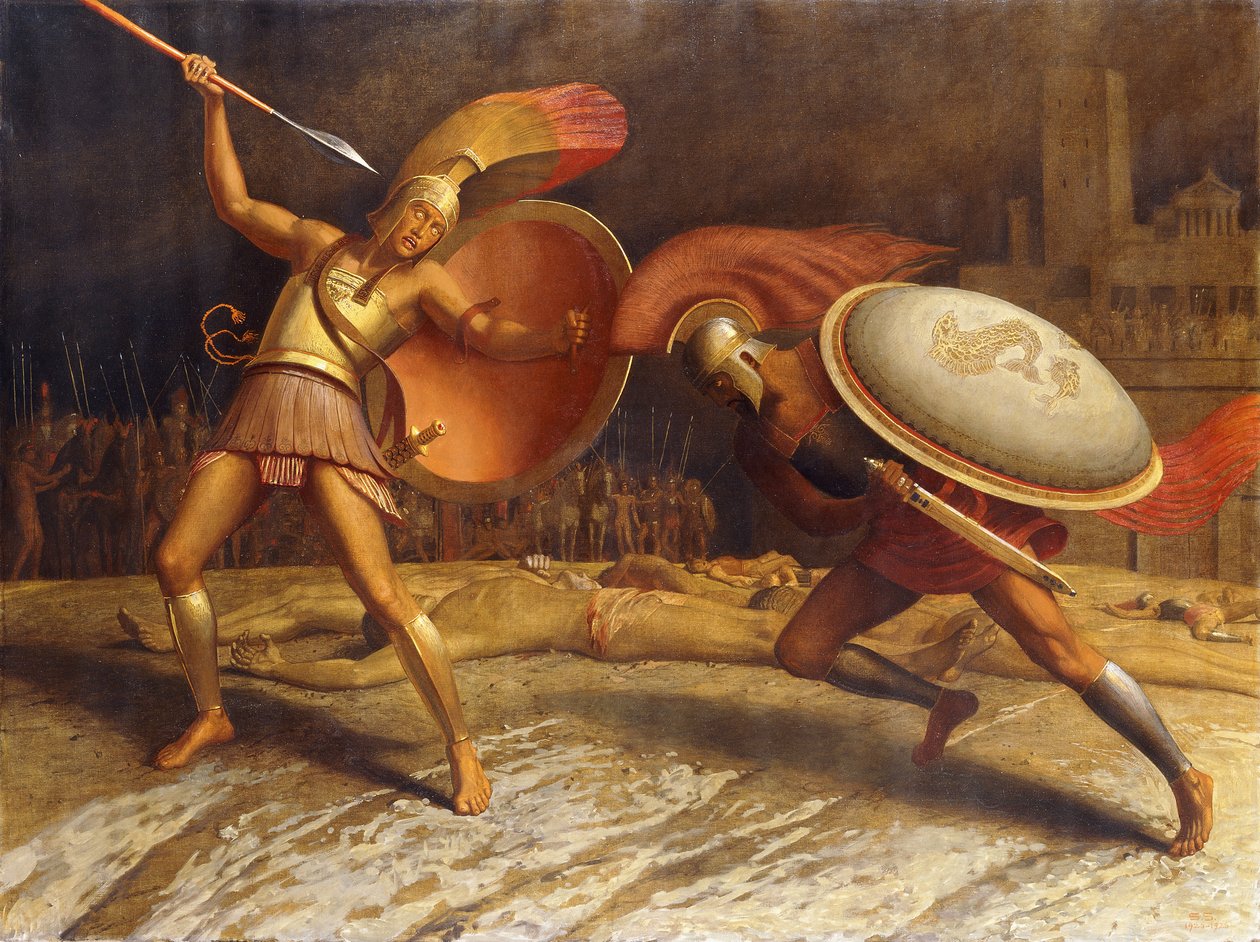 Héctor y Aquiles, 1923-26 de Sascha Schneider