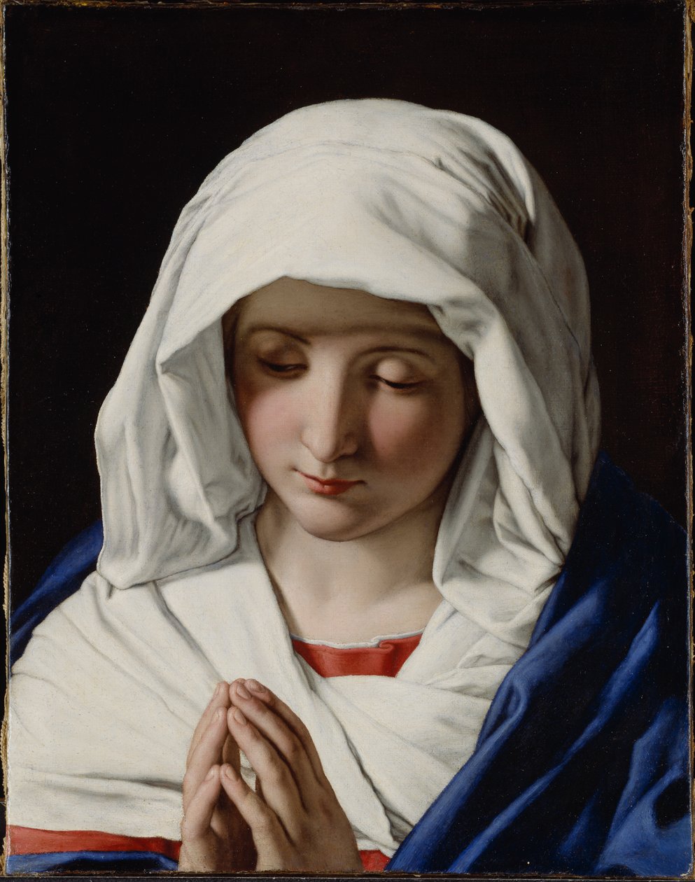 La Virgen en oración, 1640s de Sassoferrato