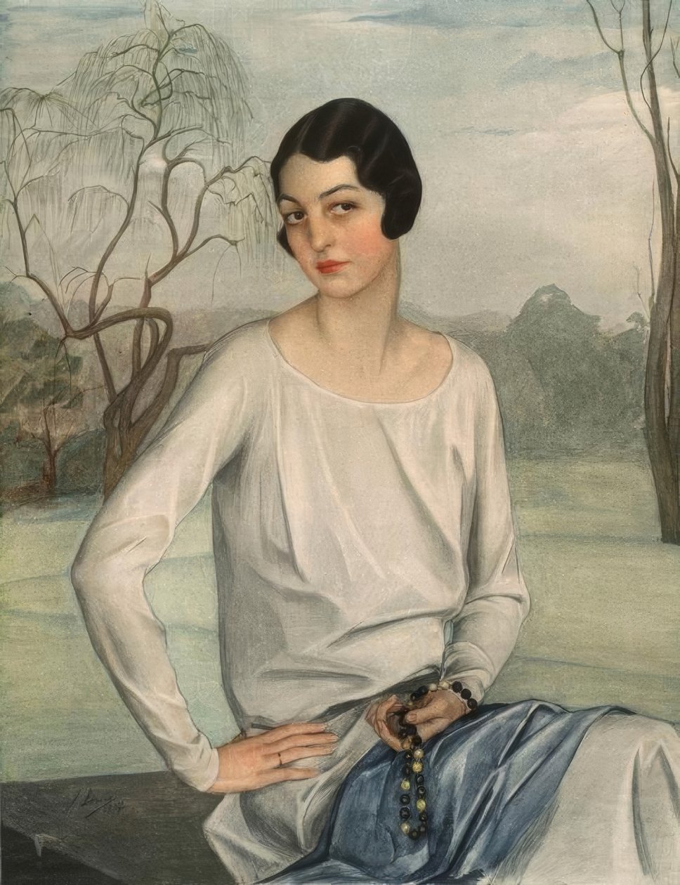 Retrato de una dama de Savely Sorine