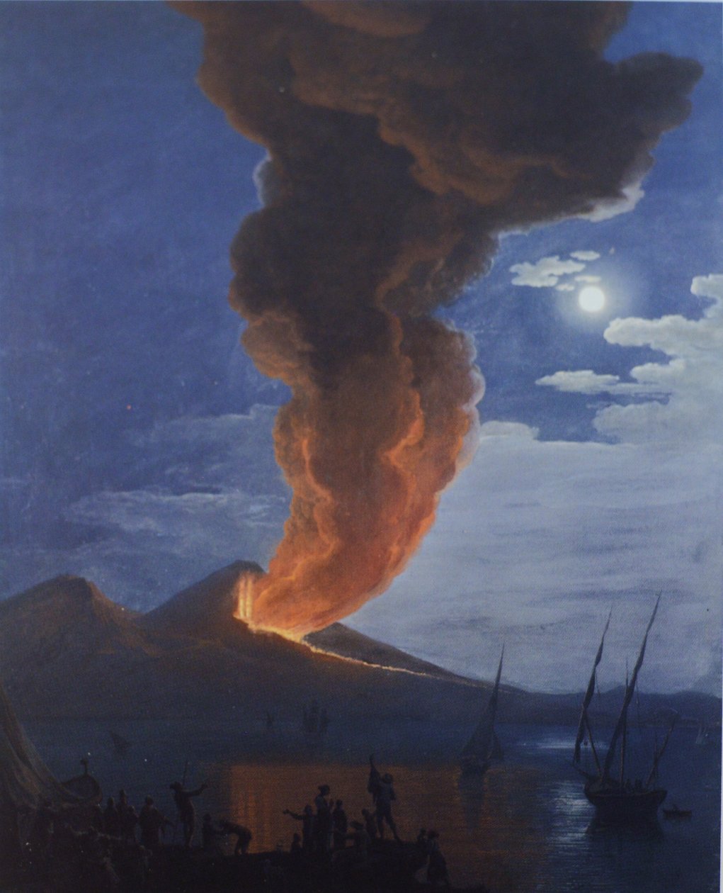 Erupción del Vesubio de Saverio della Gatta