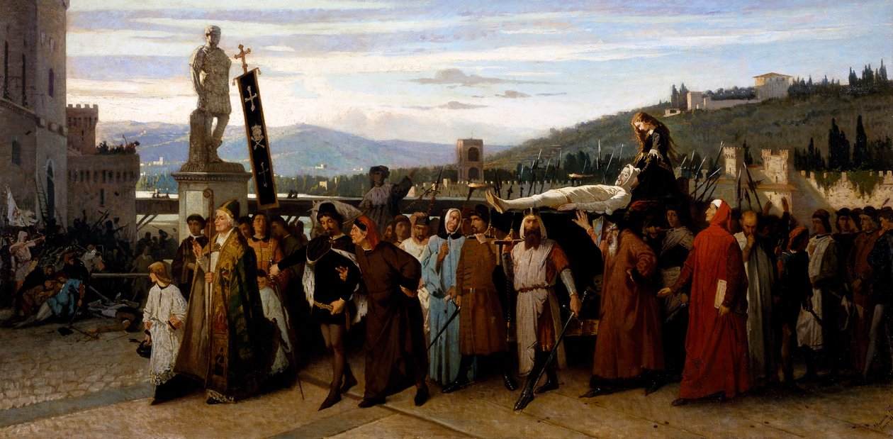 El funeral de Buondelmonte de Saverio Altamura