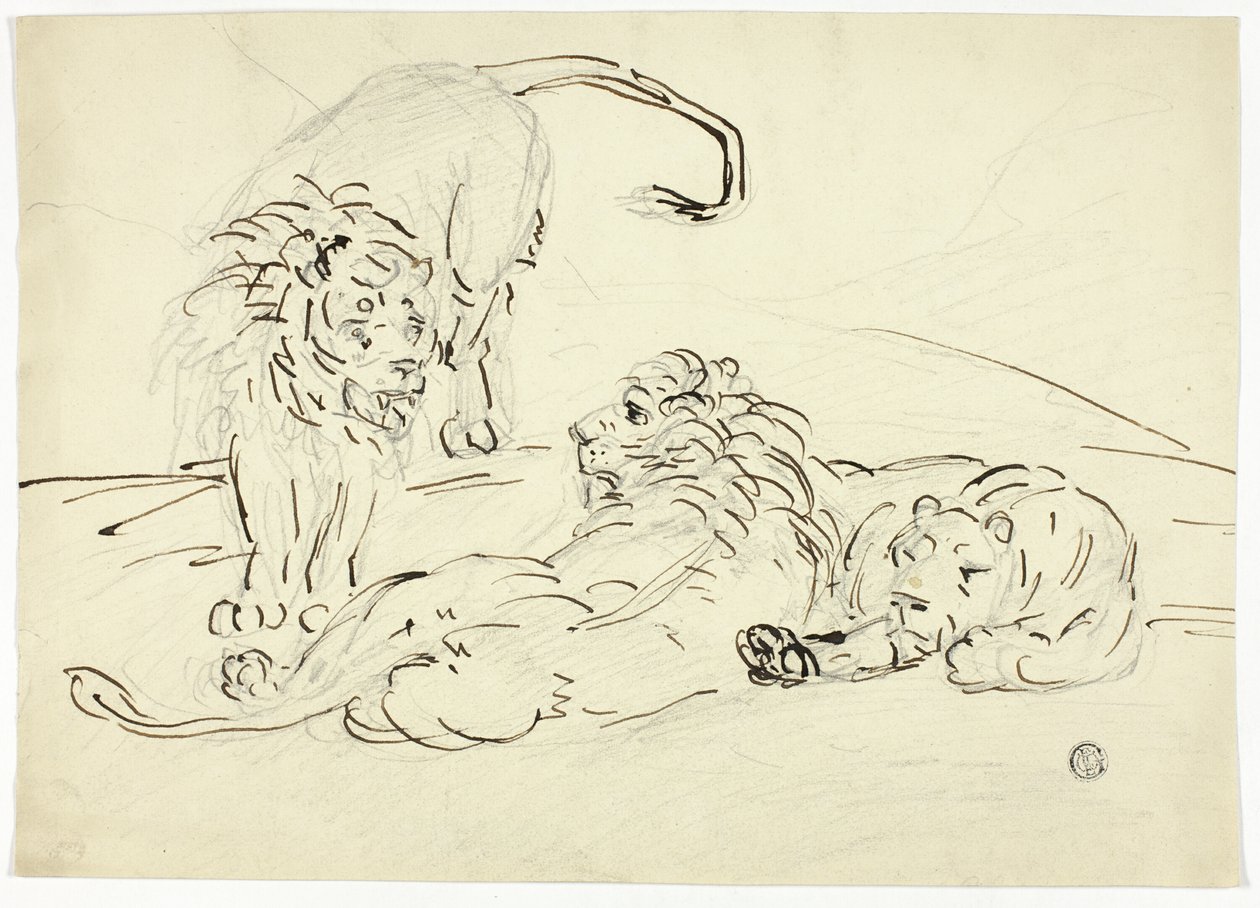 Tres leones de Sawrey Gilpin