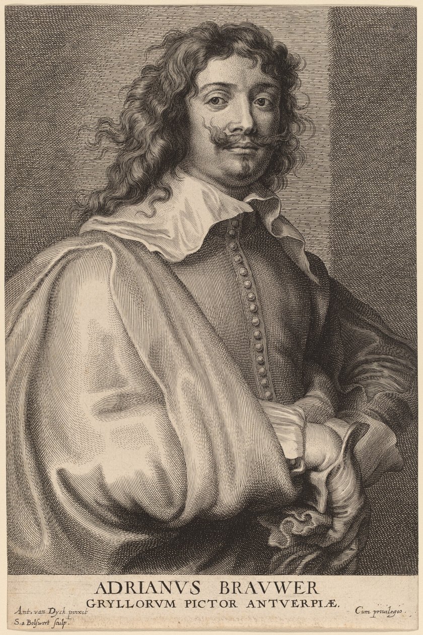 Adriaen Brouwer de Schelte Adams Bolswert after Sir Anthony van Dyck