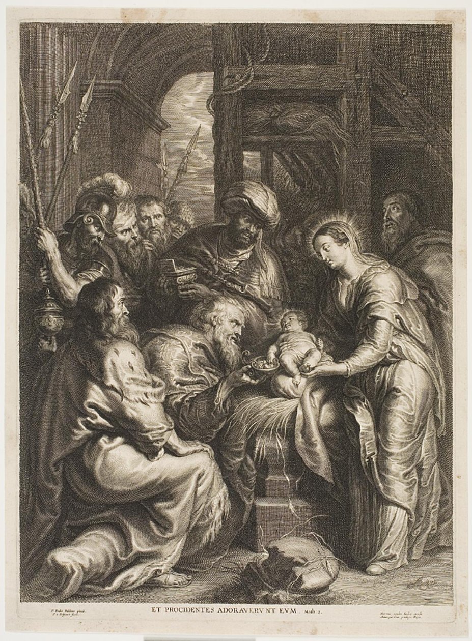 La Adoración de los Reyes de Schelte Adamsz. Bolswert