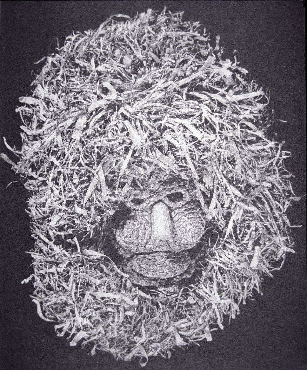 Máscara iroquesa (hoja de maíz) de School American