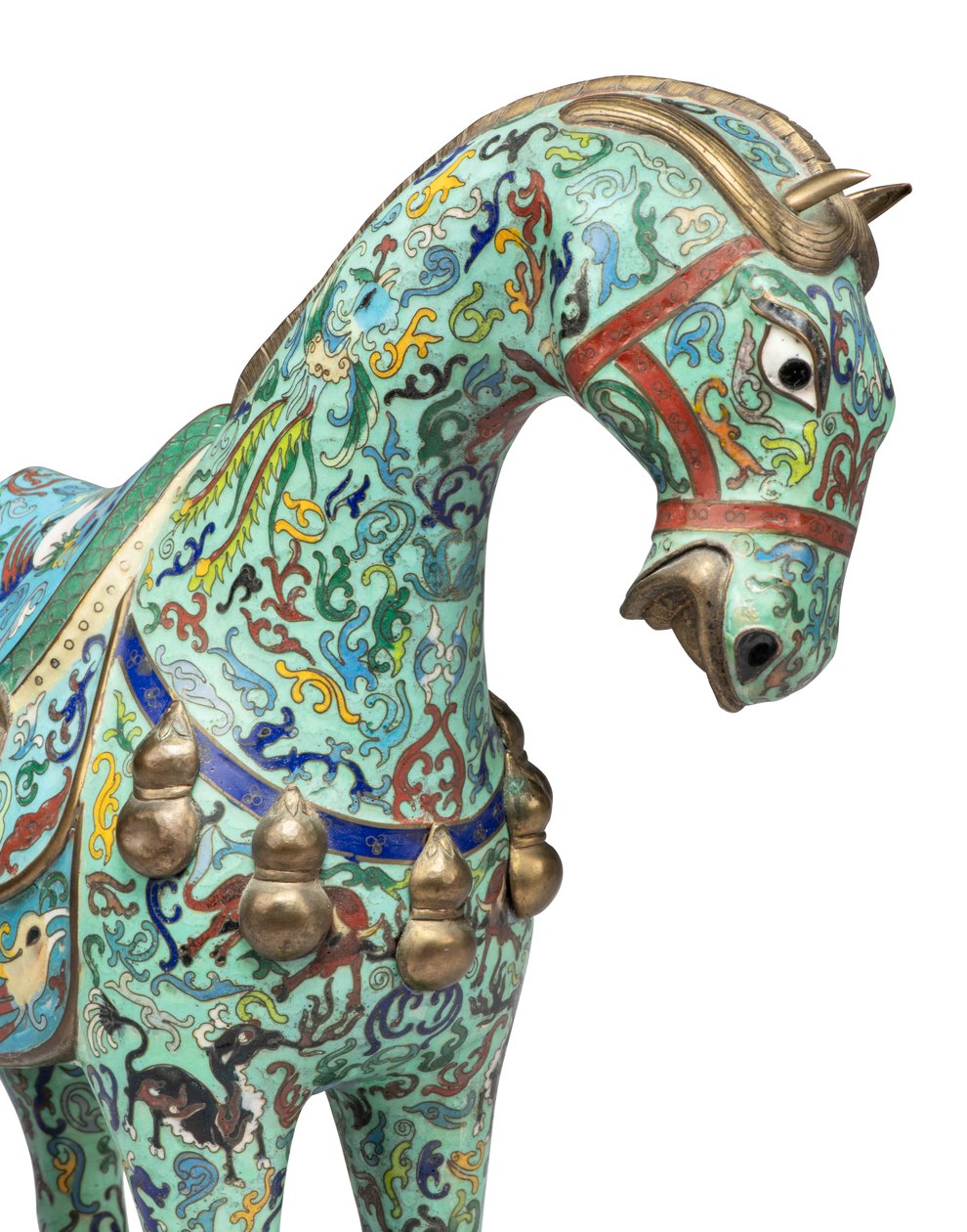 Caballo, siglo XX (esmalte cloisonné) de School Chinese