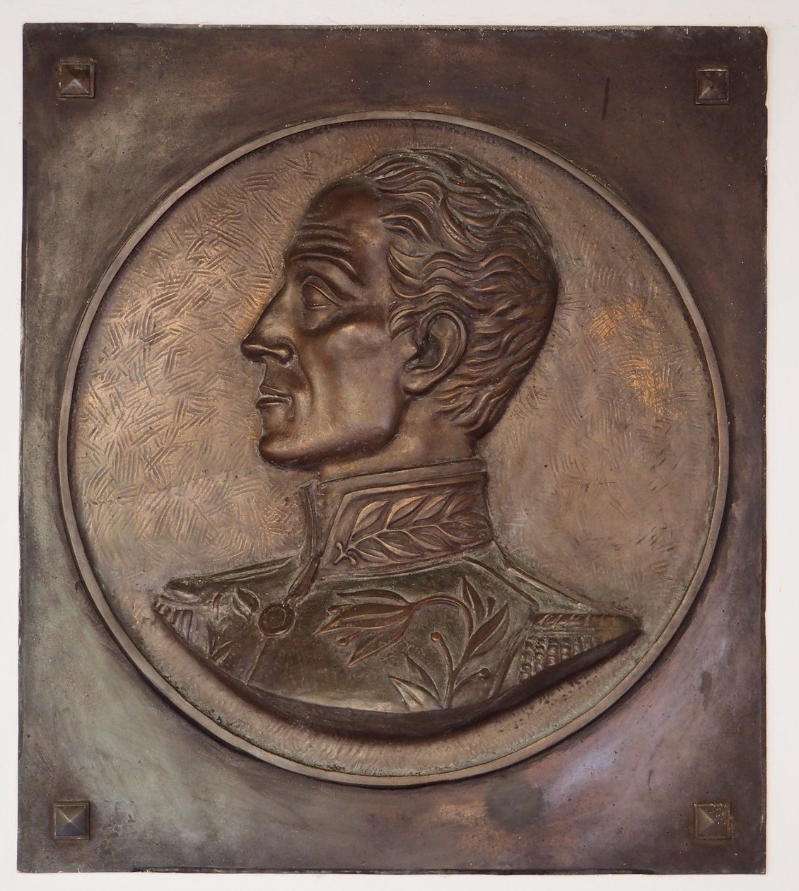Simón Bolívar, bajorrelieve de School Colombian