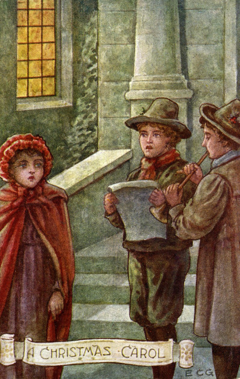 Cuento de Navidad" de Charles Dickens (impresión) de School English