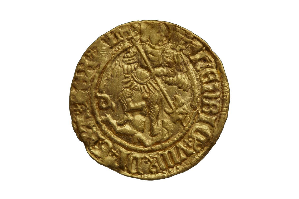 Moneda Tudor del Tesoro de Asthall de School English
