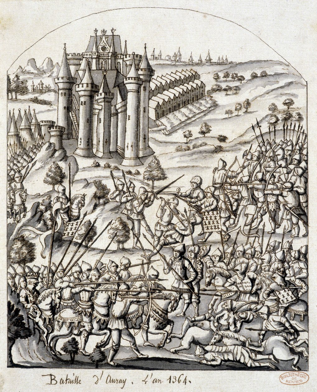 Batalla de Auray de School French