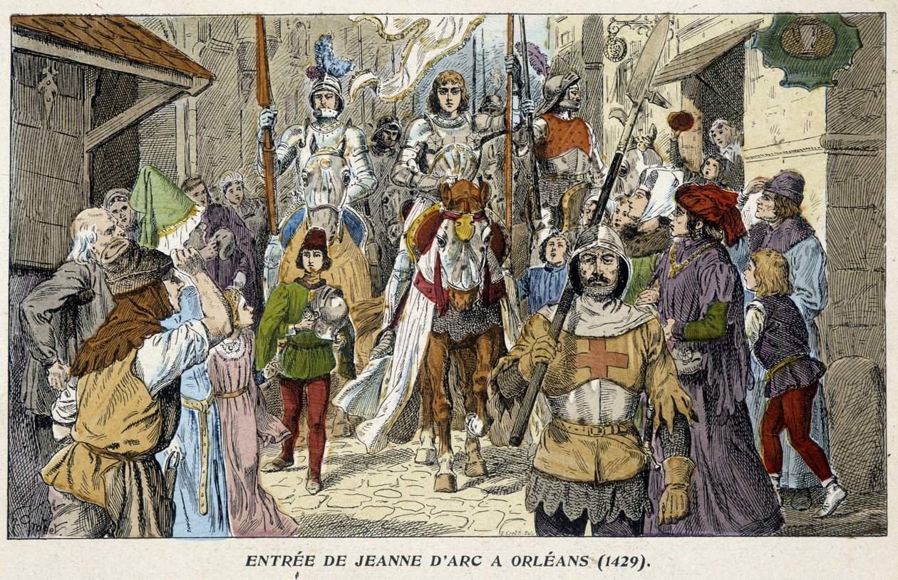 Entrada de Juana de Arco a Orleans (1429) de School French