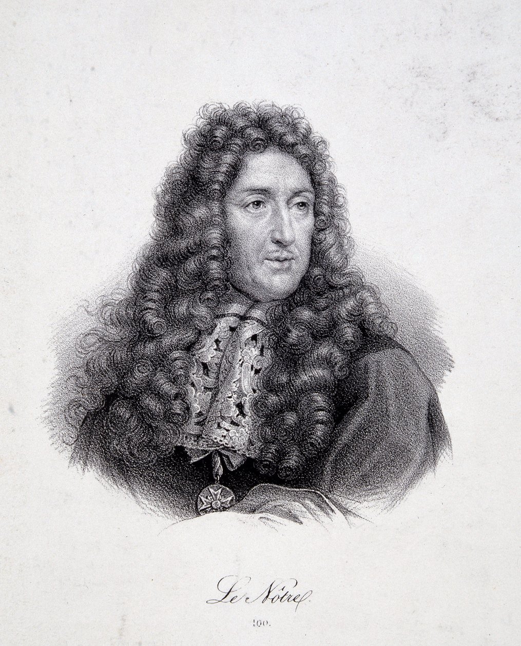 Retrato de André Le Nôtre de School French