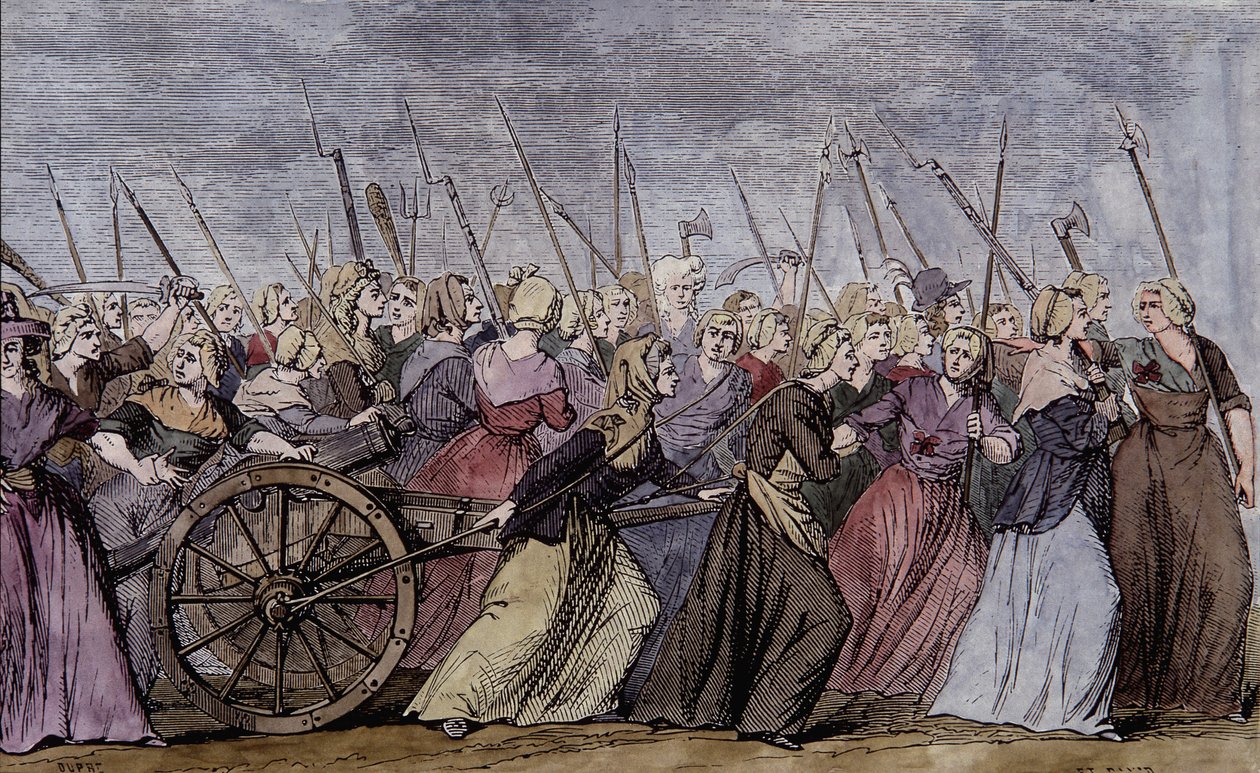 Marcha de las mujeres sobre Versalles, 5 de octubre de School French
