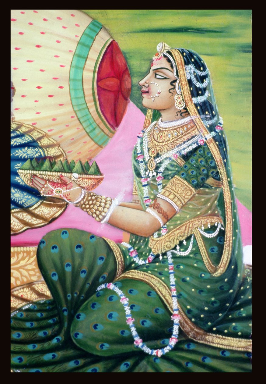 Radha, una de las esposas de Krishna de School Indian