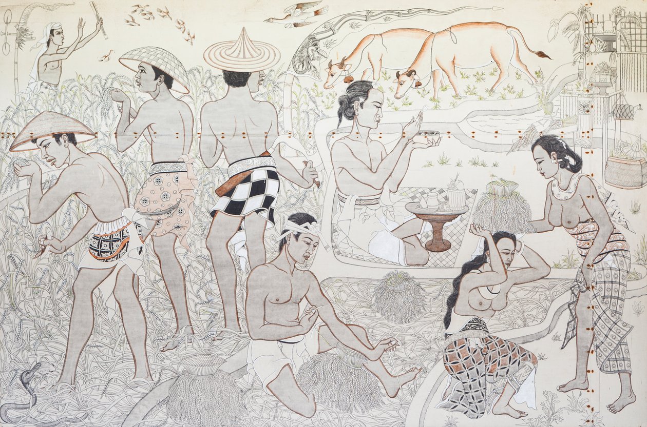 Pintura mural (mural) de School Indonesian