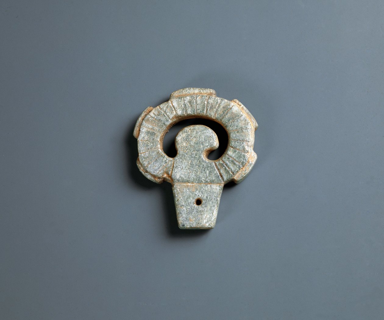 Mango de arma de sílex, período Jomon 10000-300 a.C. de Japanese School
