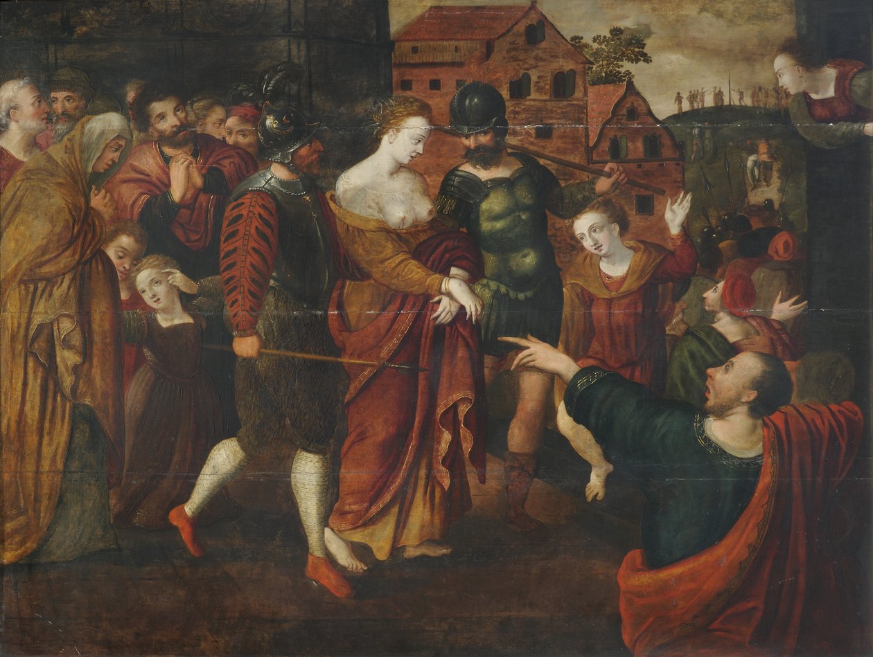 Santa Águeda (óleo sobre tabla) de School Netherlandish