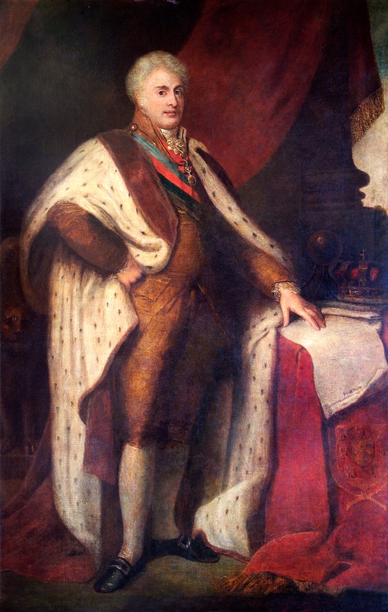Rey Juan VI (óleo sobre lienzo) de School Portuguese