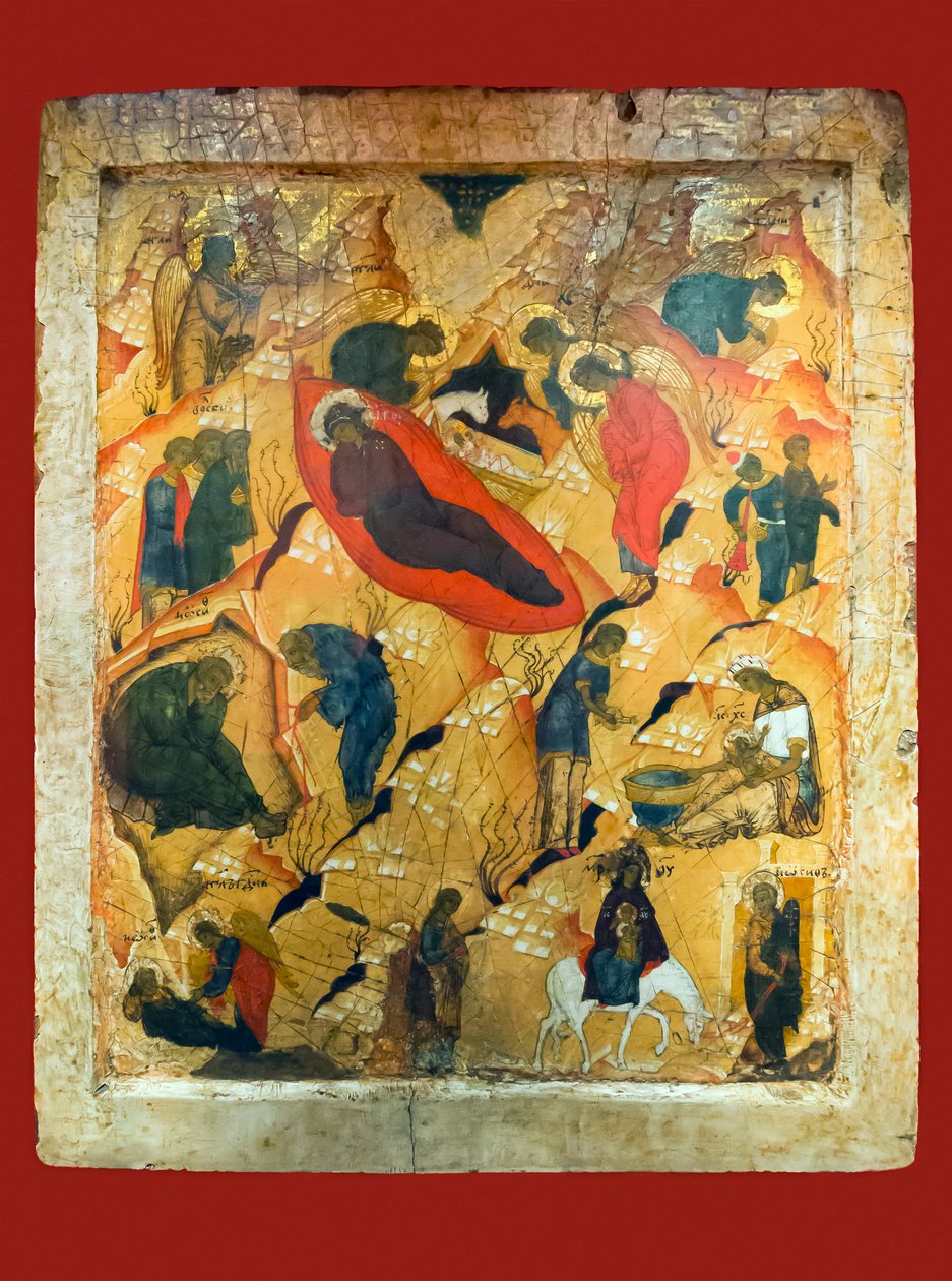 "El nacimiento de Cristo" de School Russian