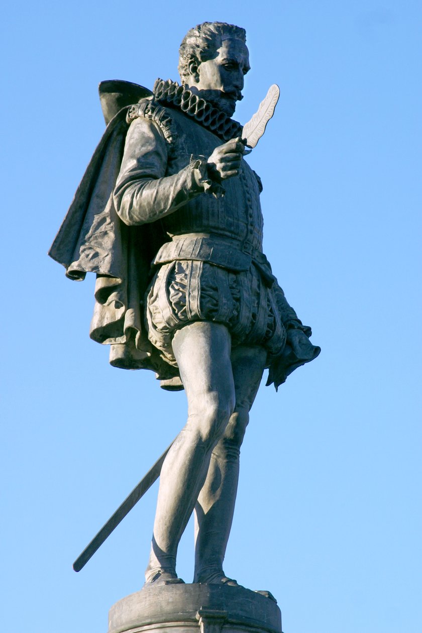 Estatua de Miguel de Cervantes (1547-1616) de School Spanish