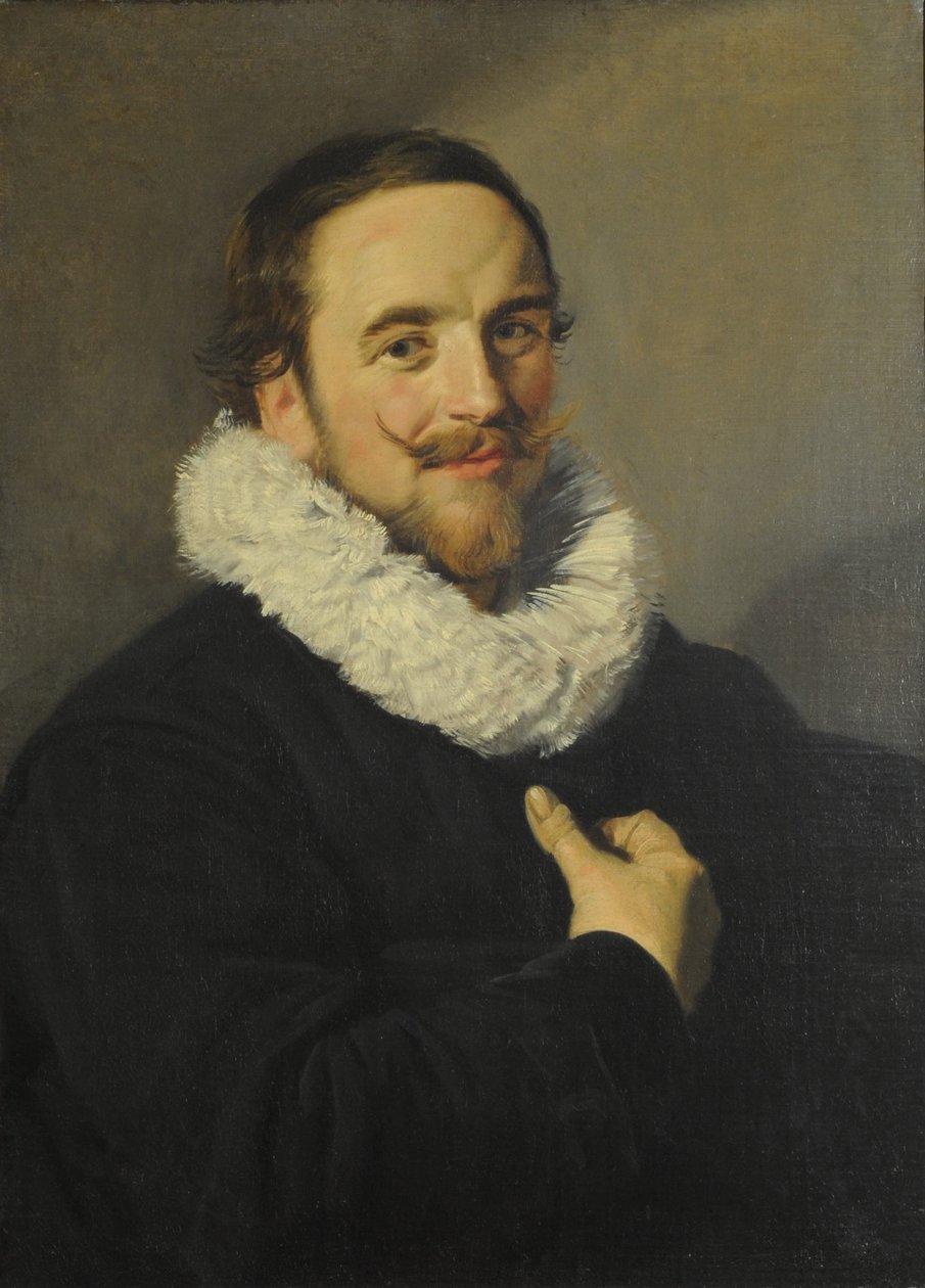 Retrato de un caballero de School of Frans Hals