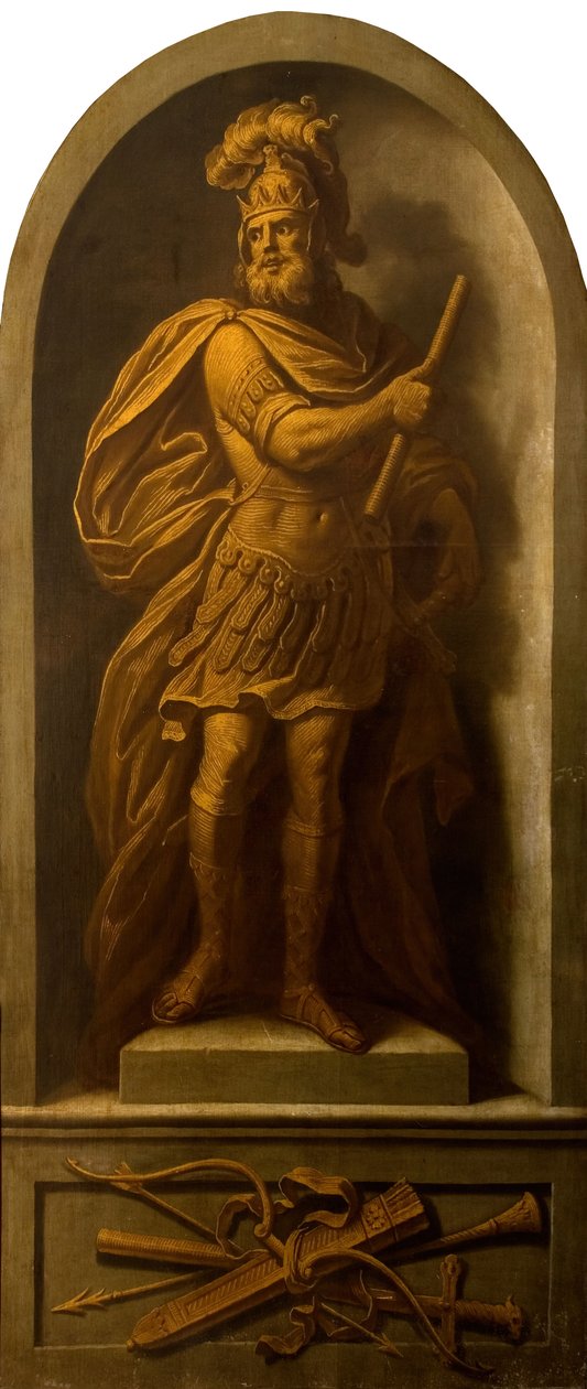 Un Guerrero, 1710 de School of Godfrey Kneller