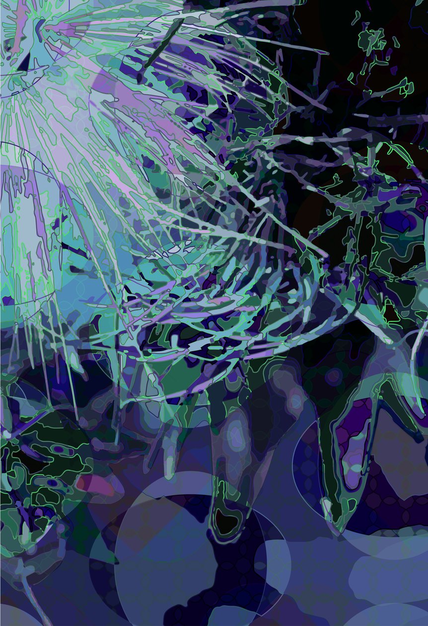 Alcachofa_abst_vert4 de Scott J. Davis