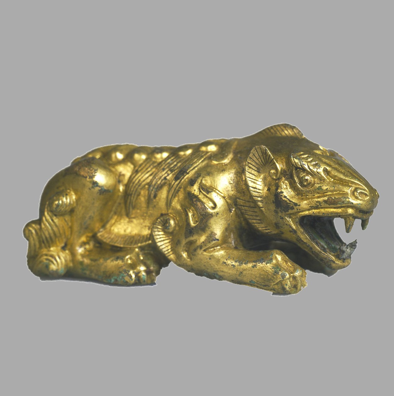 Estatuilla de león, siglo IX a.C. de Scythian