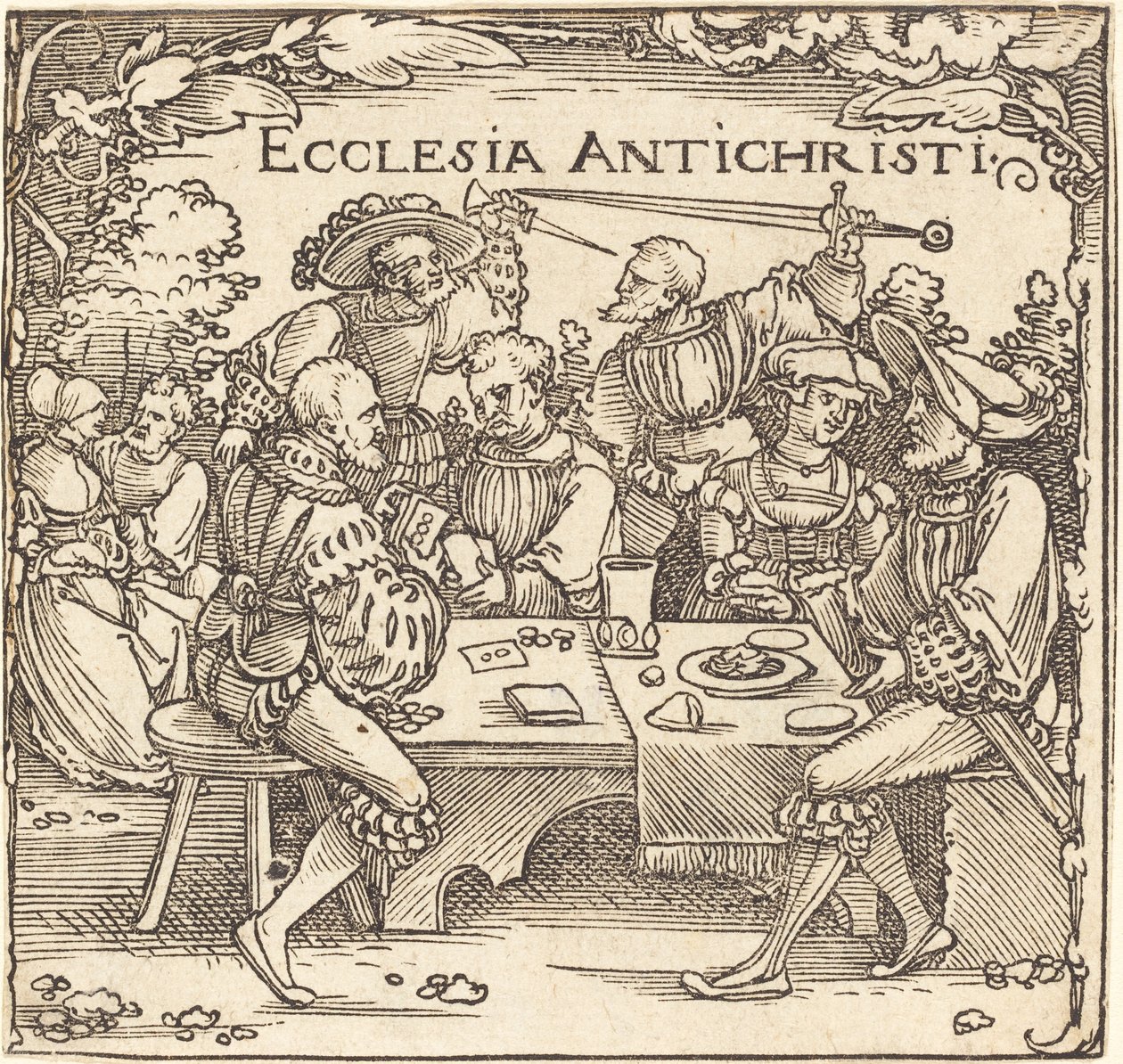 Ecclesia Antichristi de Sebald Beham